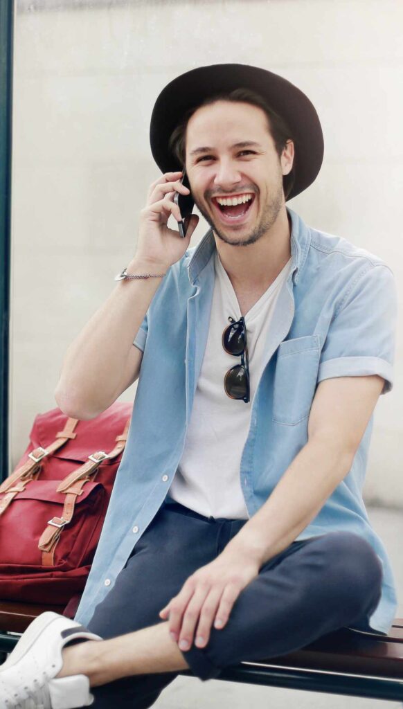 Image: Friendly caller