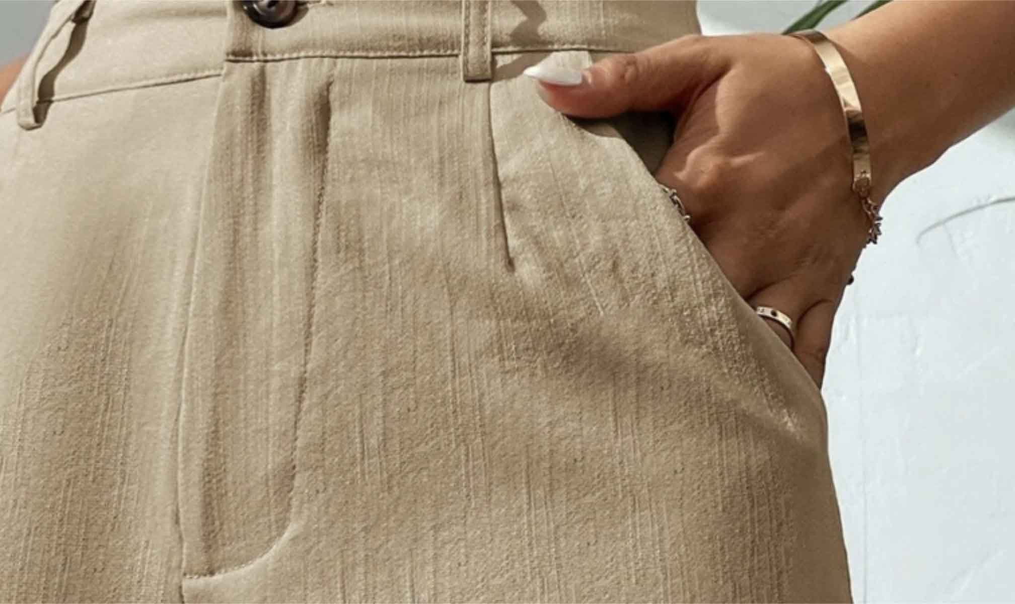 Side slant pocket