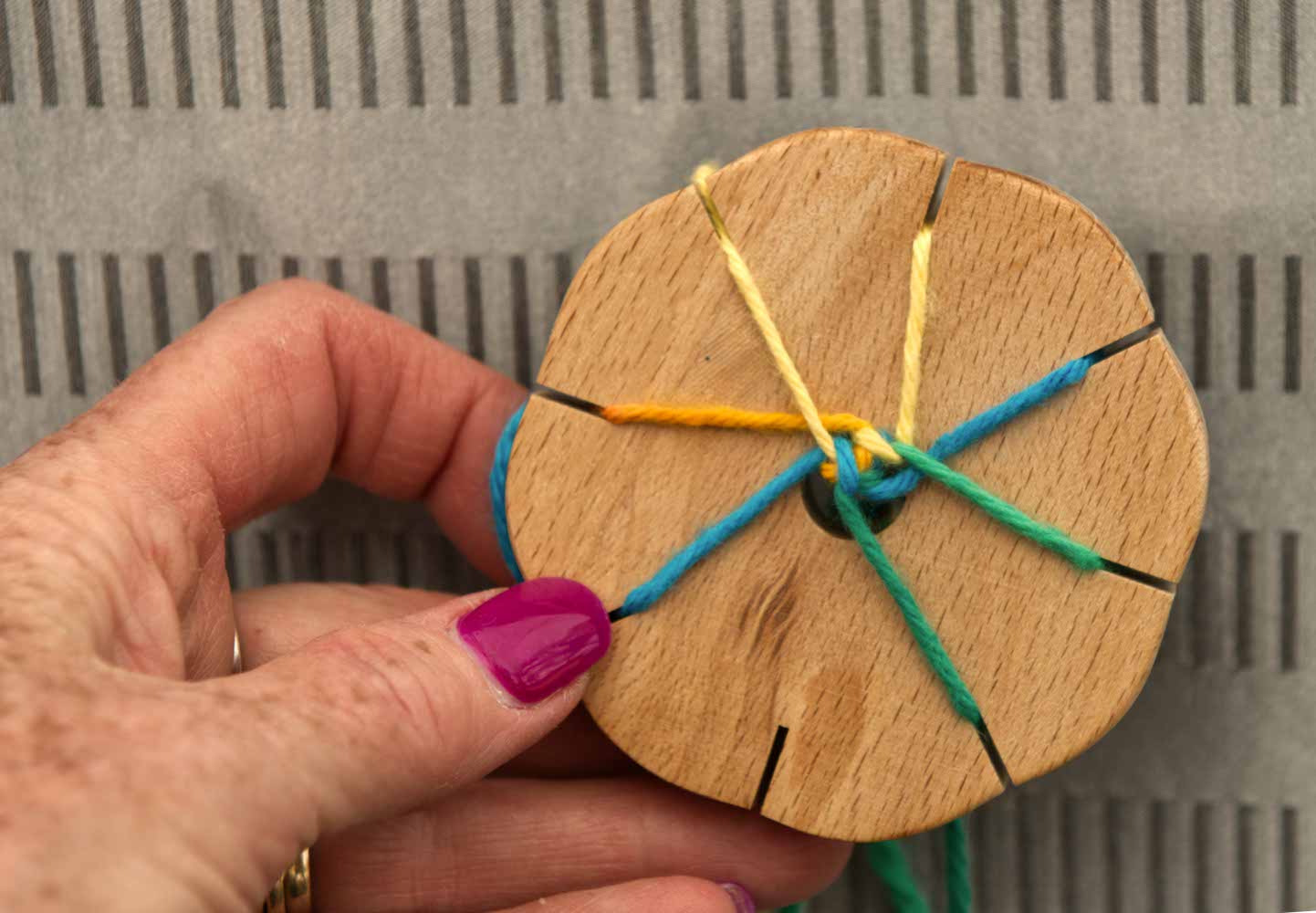 Image: cord braiding back