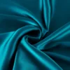 Image: Peacock blue silk