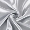 Image: Silver silk satin