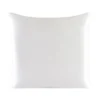 Image: White color silk Euro sham