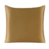 Image: Mustard color silk Euro sham