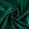 Silk charmeuse fabric, dark green
